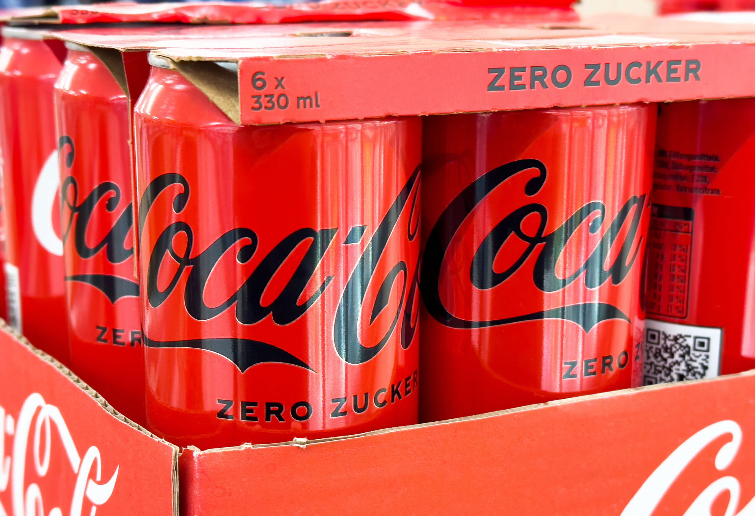 Pack of Coca-Cola-zero sugar