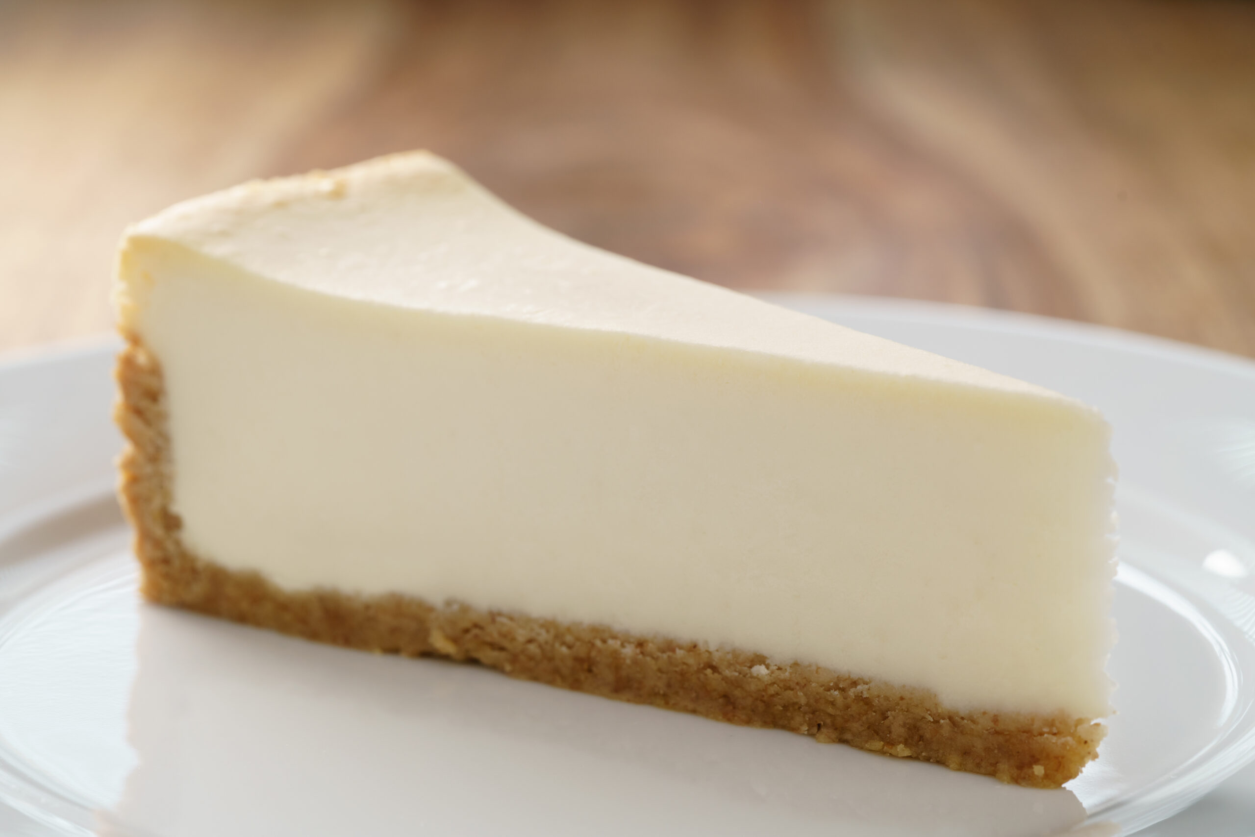 cheesecake slice on plate